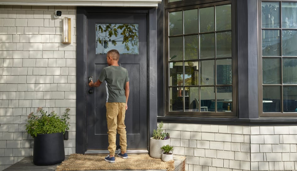 Vivint Smart Lock on home in Boise