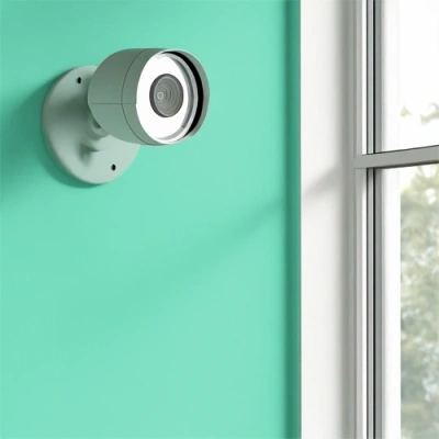 Boise vivint camera facing a window